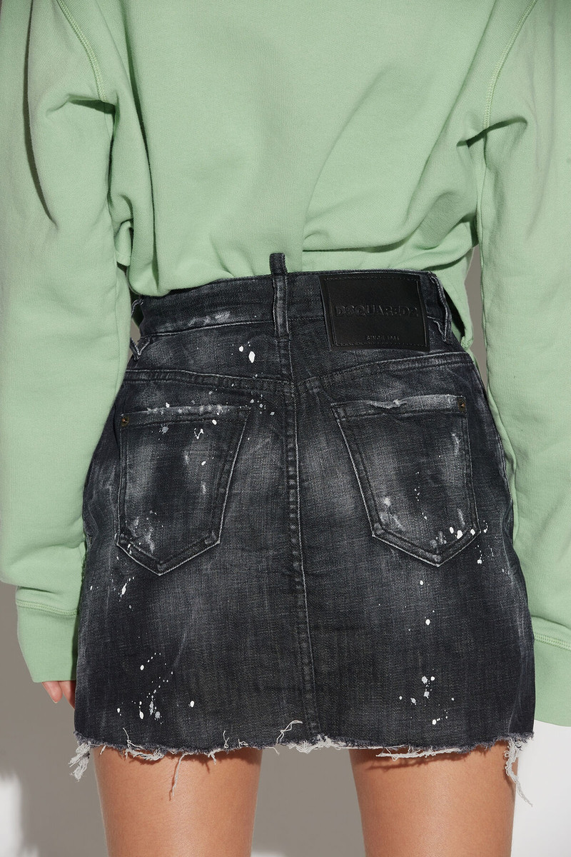 RAW CUT MINI SKIRT 5