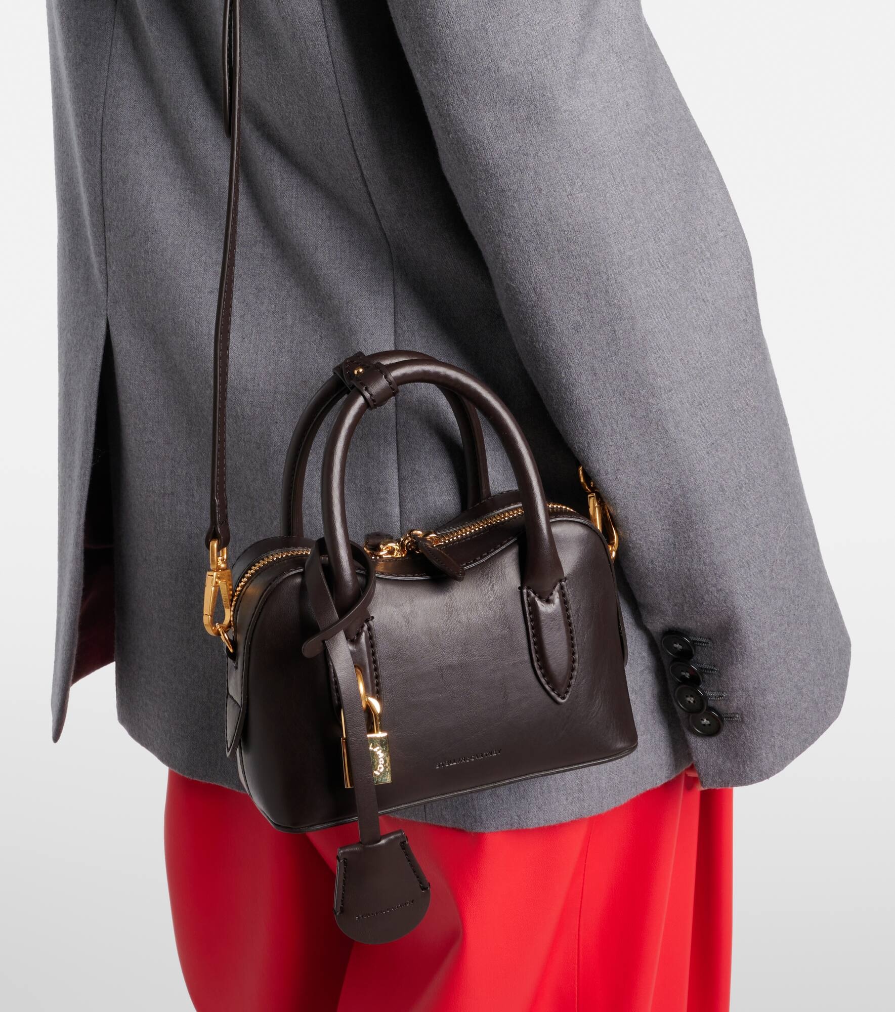Ryder Mini faux suede shoulder bag - 7