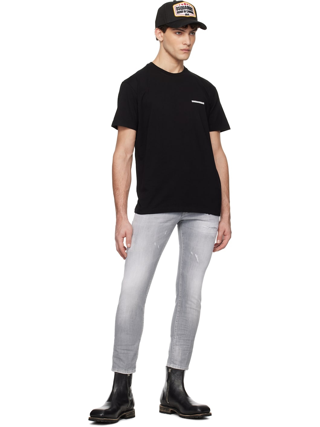 Black Ceresio Map Cool Fit T-shirt - 4