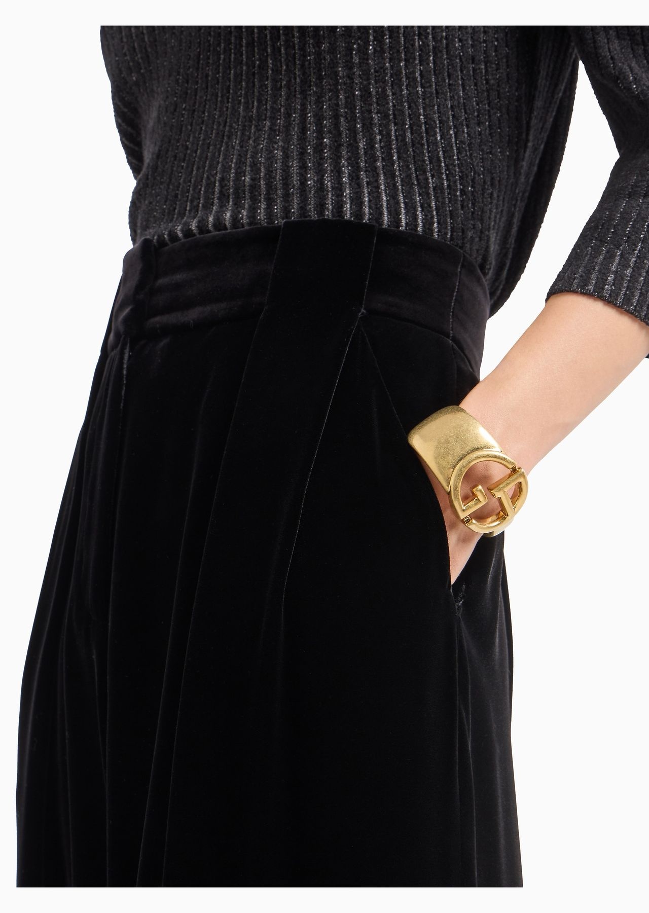 Contoured GA logo bracelet - 3