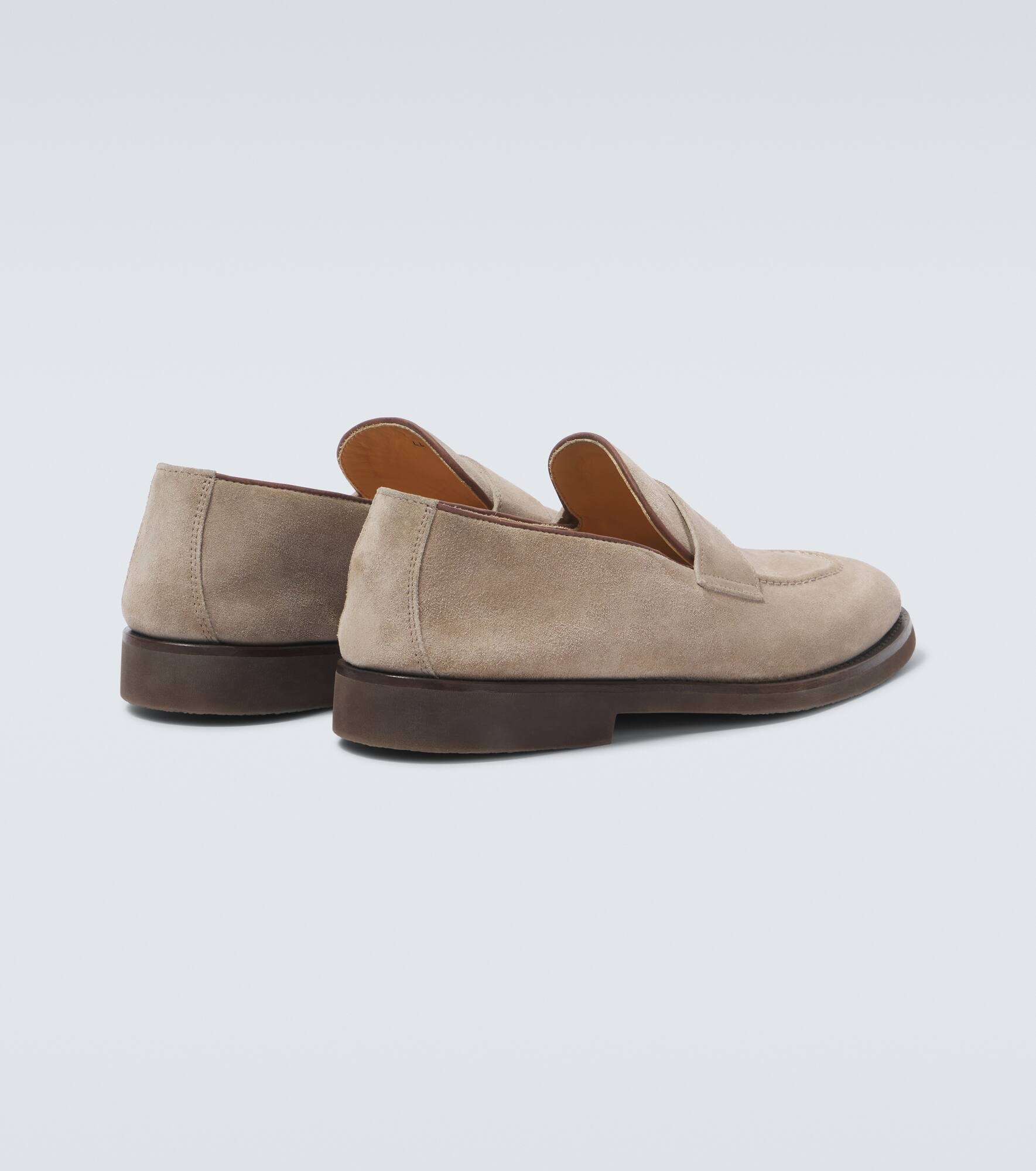 Suede penny loafers - 6