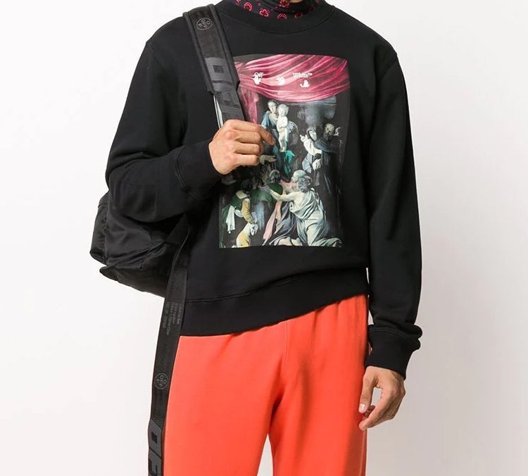 Off-White FW20 Caravaggio Painting Sweater OMBA025E20FLE0041010 - 2