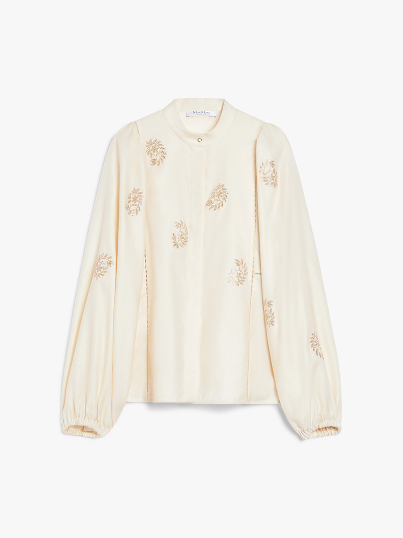 CALADIO Lightweight cotton satin shirt - 1