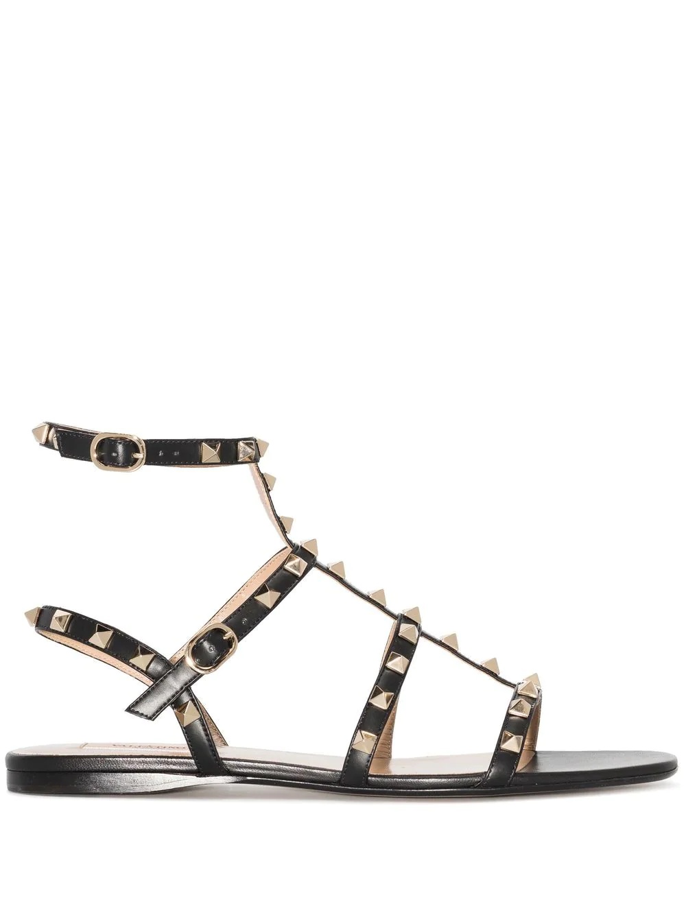 Rockstud caged sandals - 1