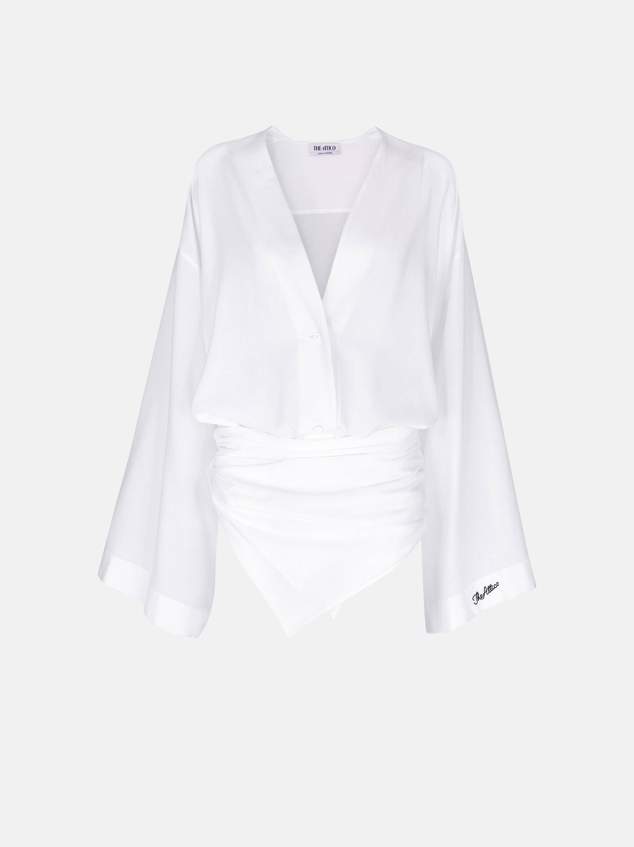 WHITE MINI DRESS - 2