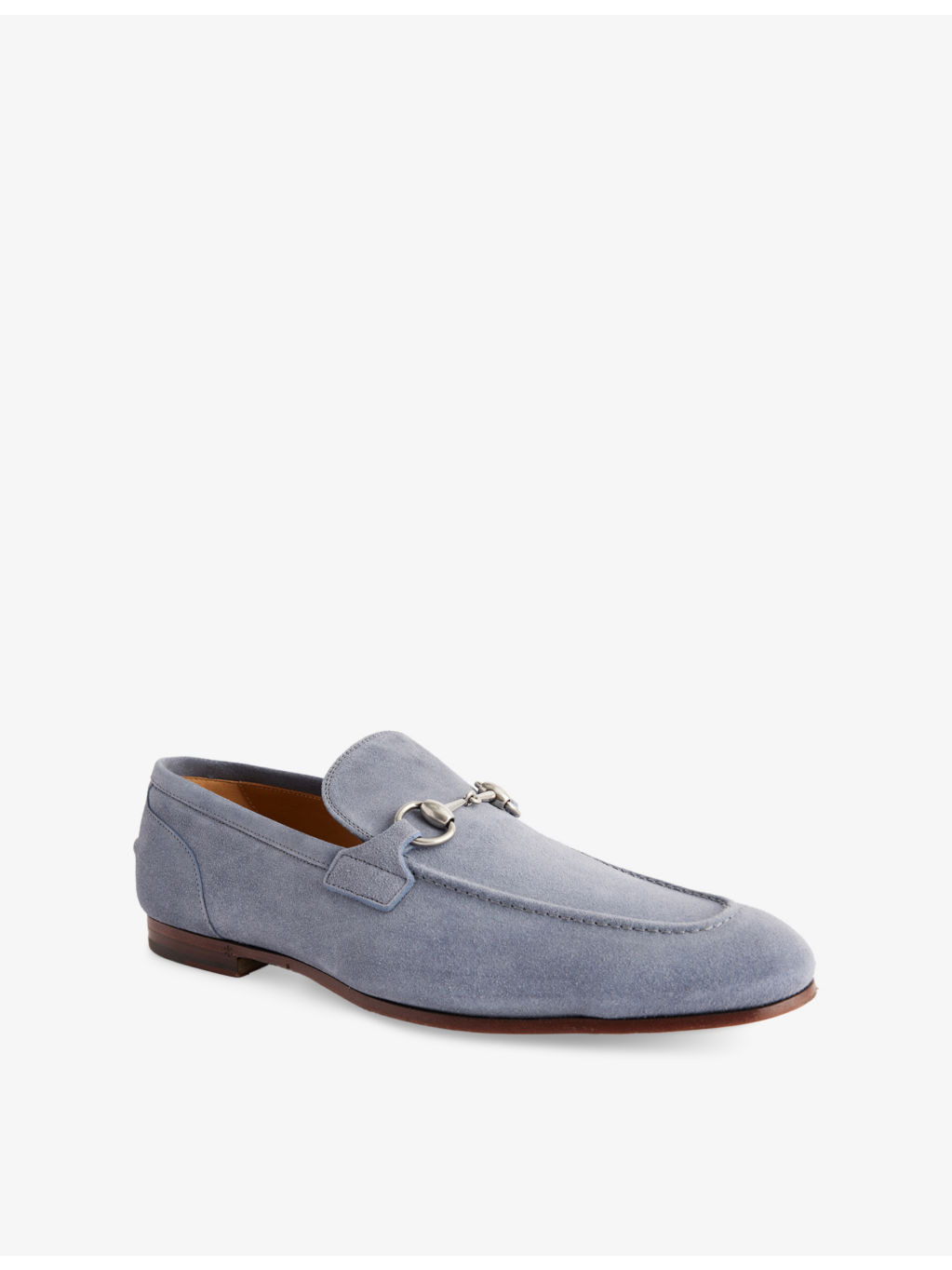 Jordaan Horsebit-Embellished Suede Loafers - 3