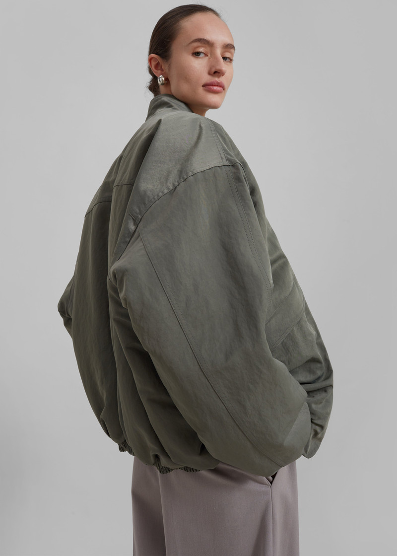 Seth Oversized Jacket - Khaki 3