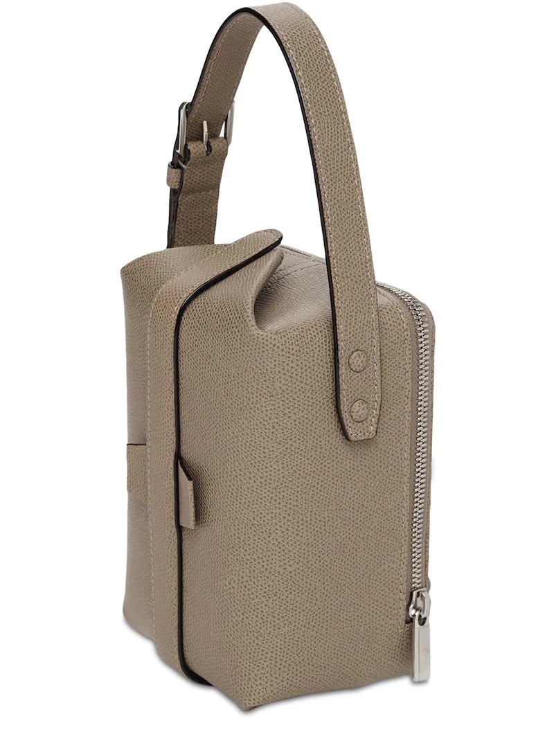 NEW TRIC TRAC GRAINED LEATHER BAG - 4