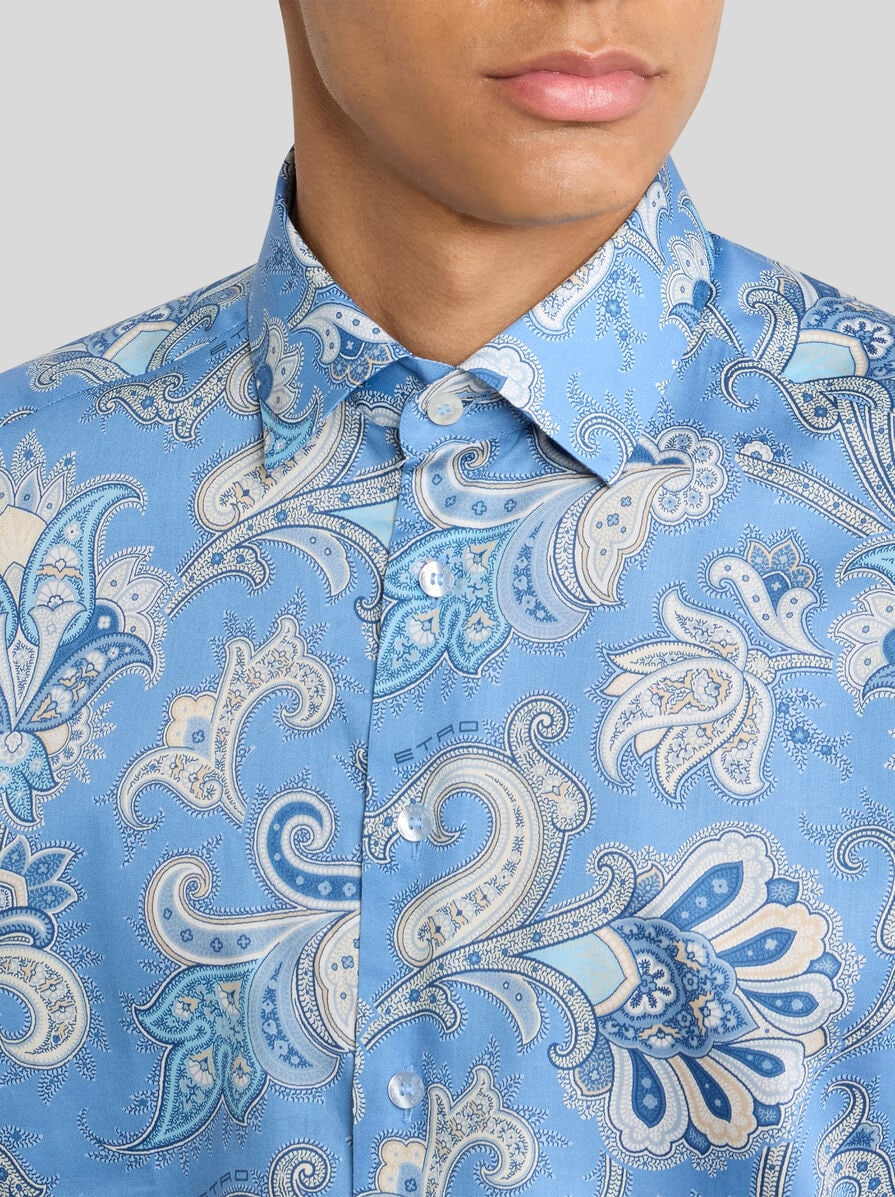 MAXI FLOWER PAISLEY SHIRT - 3