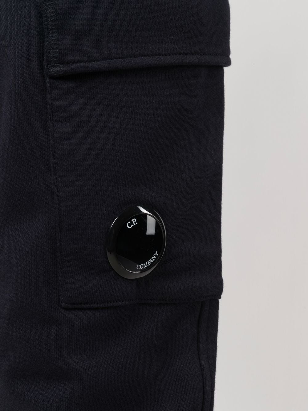 Lens-detail cotton track pants - 5