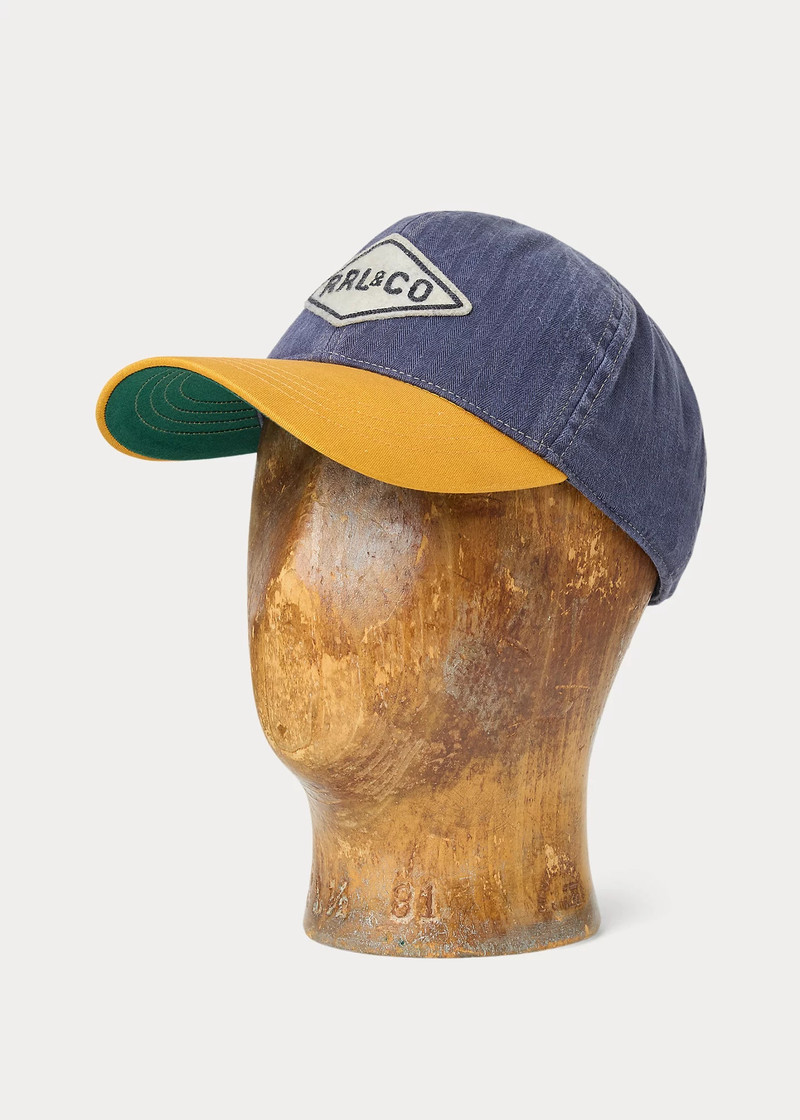 Herringbone Twill Trucker Cap 1