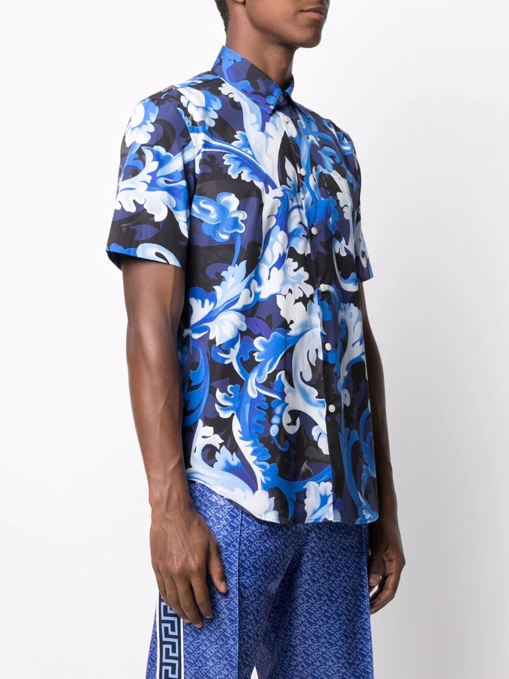 Baroccoflage-print poplin shirt - 3