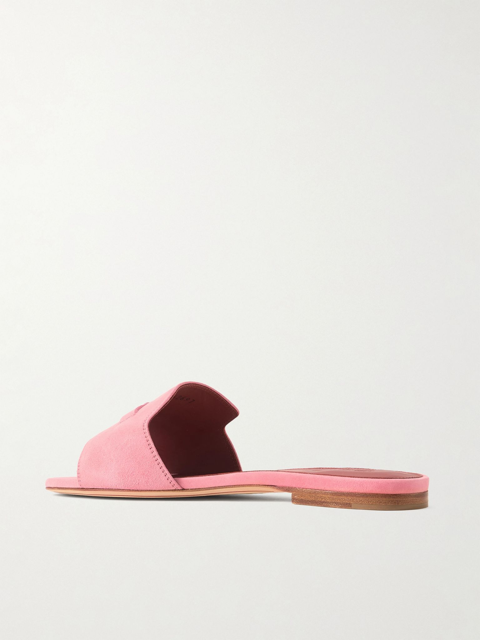 Summer Charms suede slides Pink - 3
