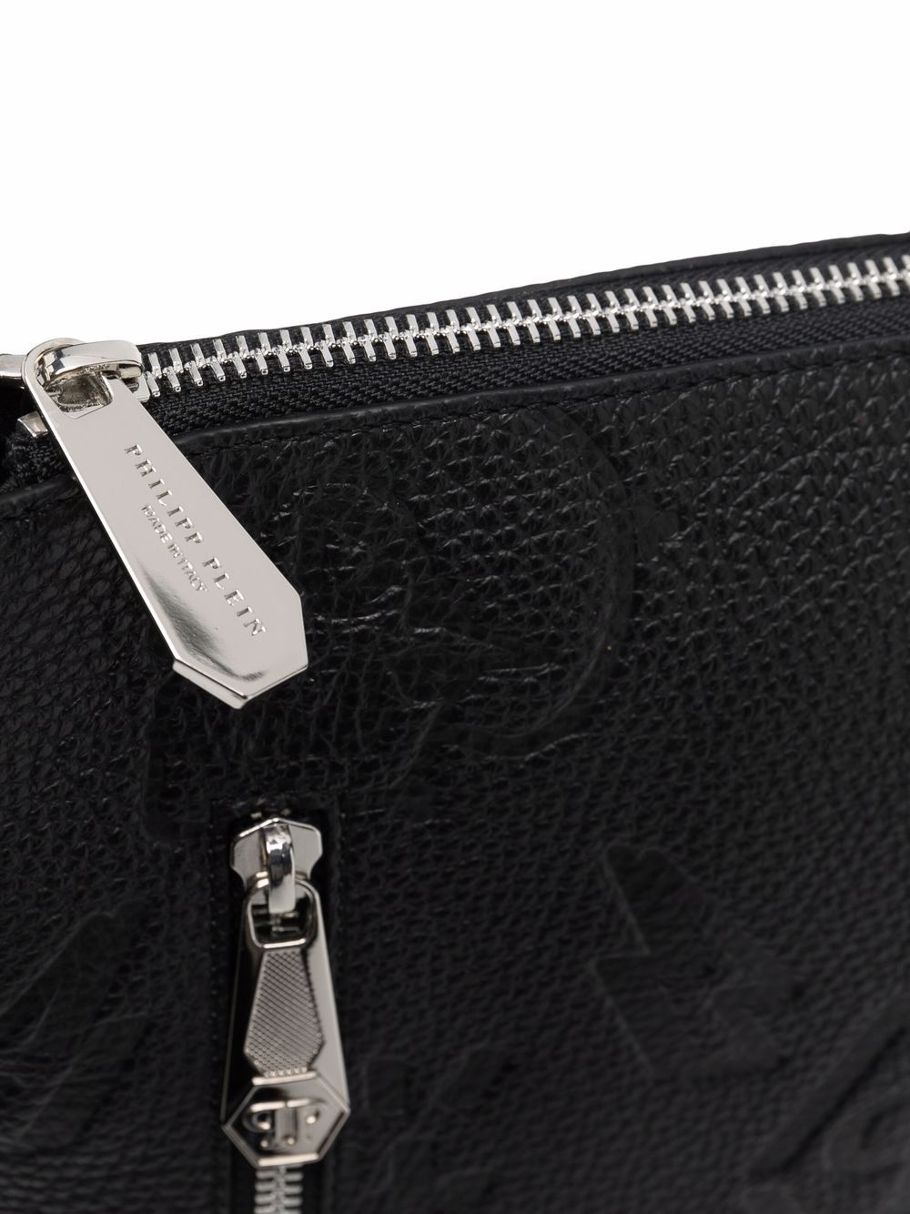 embossed monogram crossbody bag - 4