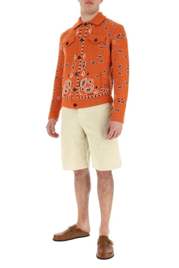 Embroidered wool blend cardigan - 2