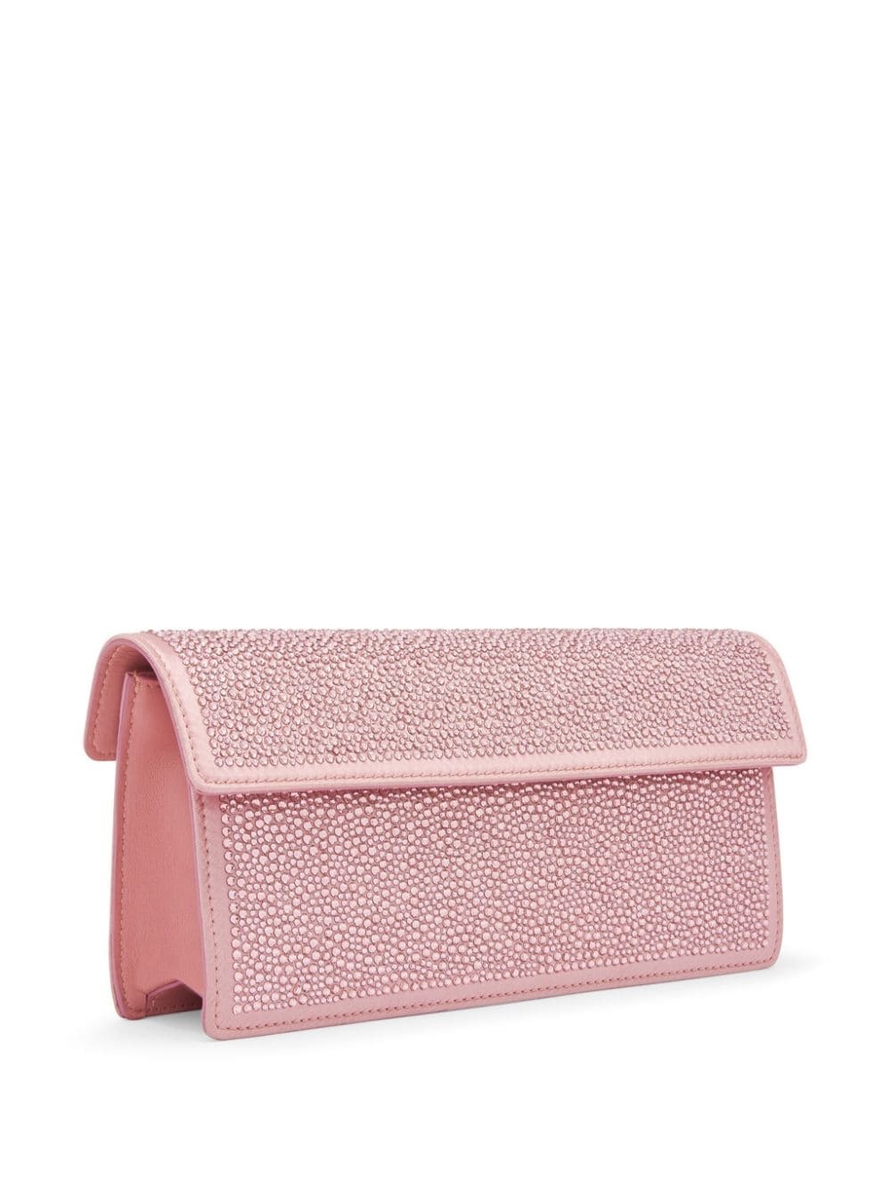 Alibi crystal-embellished clutch bag - 4