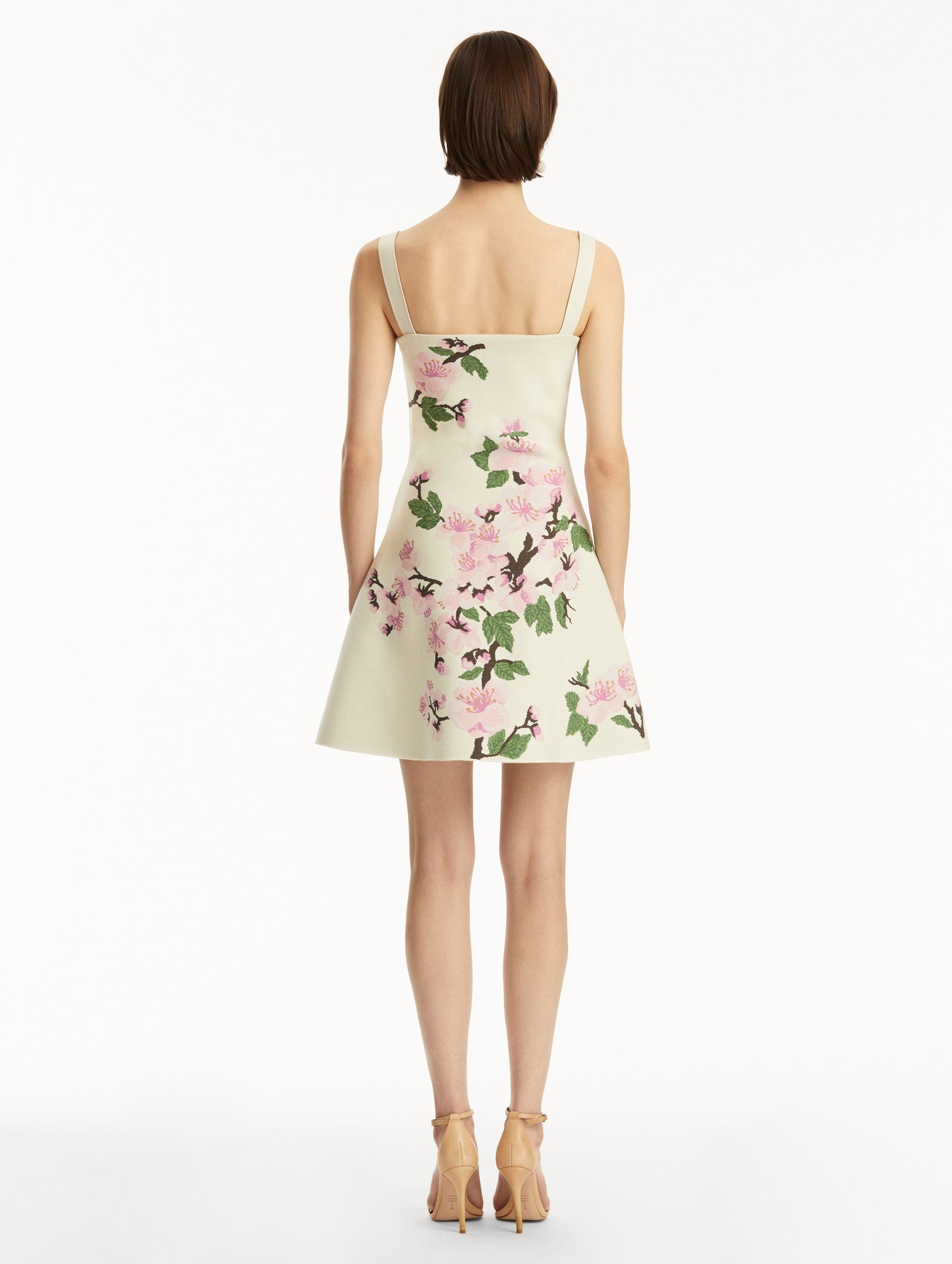 CHERRY BLOSSOM JACQUARD DRESS - 3