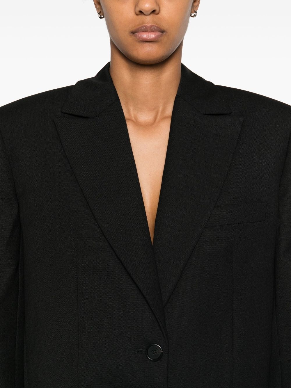 single-breasted blazer - 5