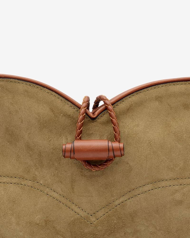 TYAG SUEDE LEATHER SHOULDER BAG - 3