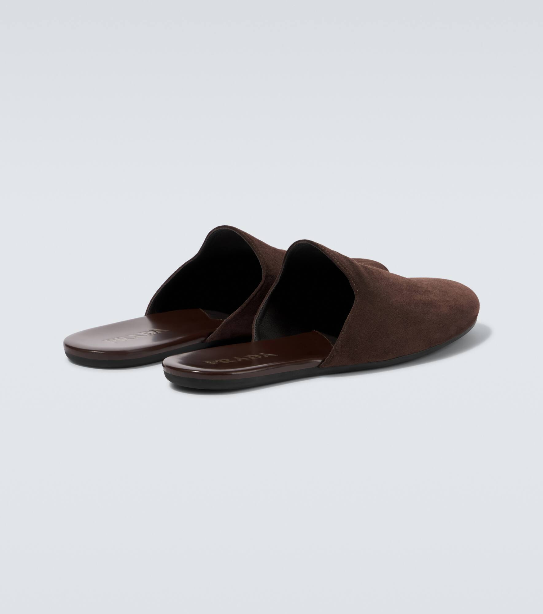 Suede mules - 5