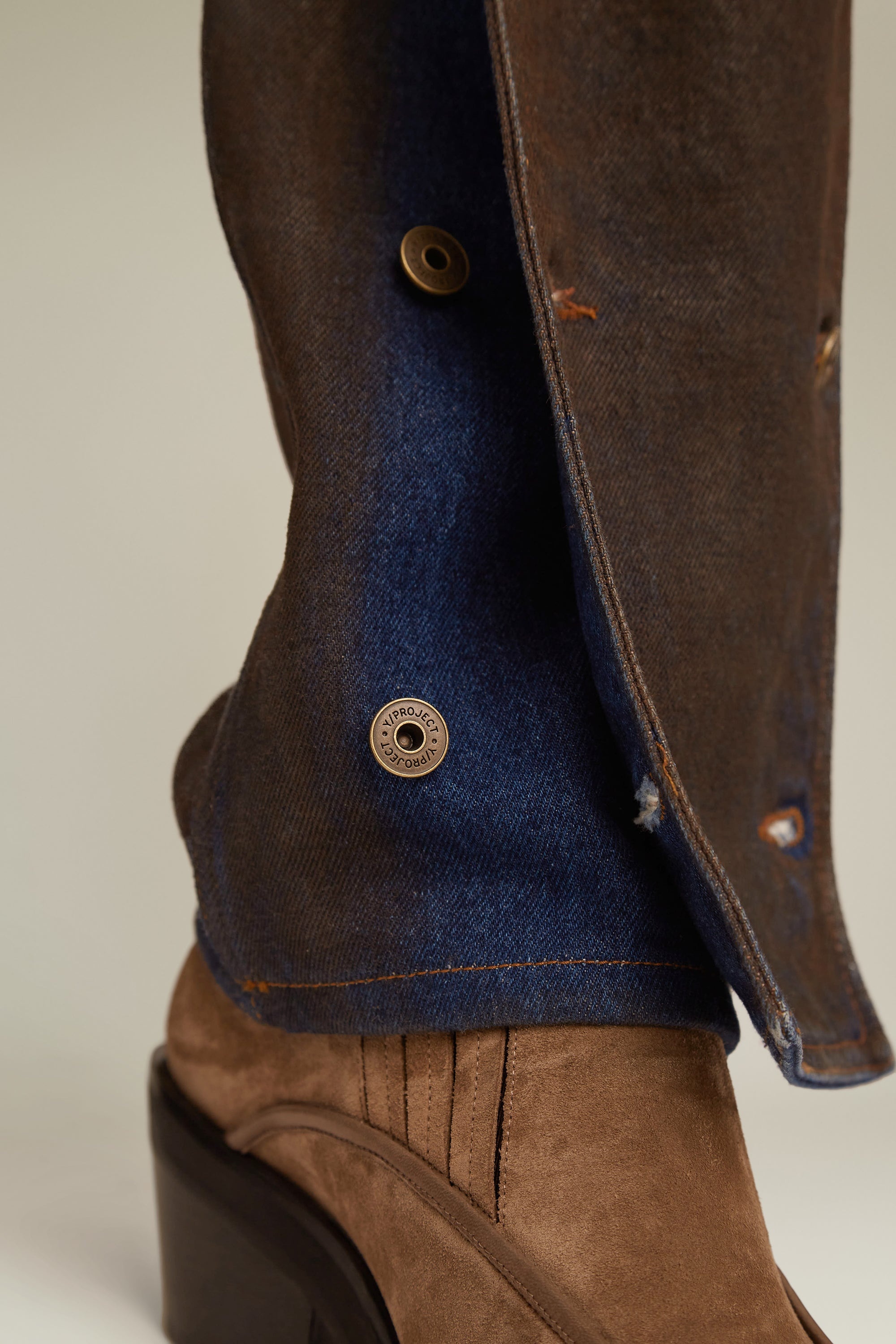 Button Panel Jeans - 9
