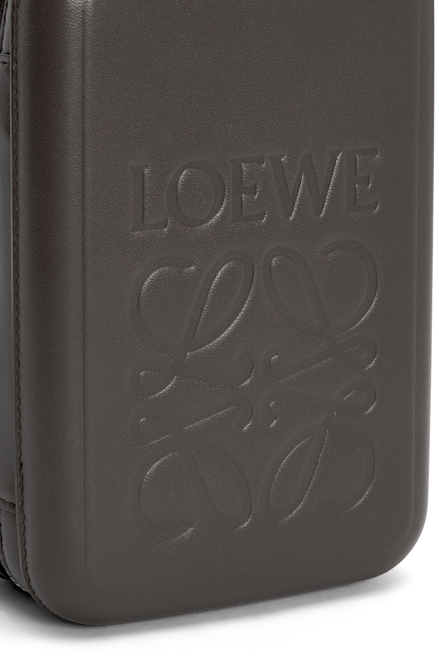 LOEWE Ｍolded Sling in smooth calfskin LOEWE Molded Sling in Smooth Calfskin Black in Smooth