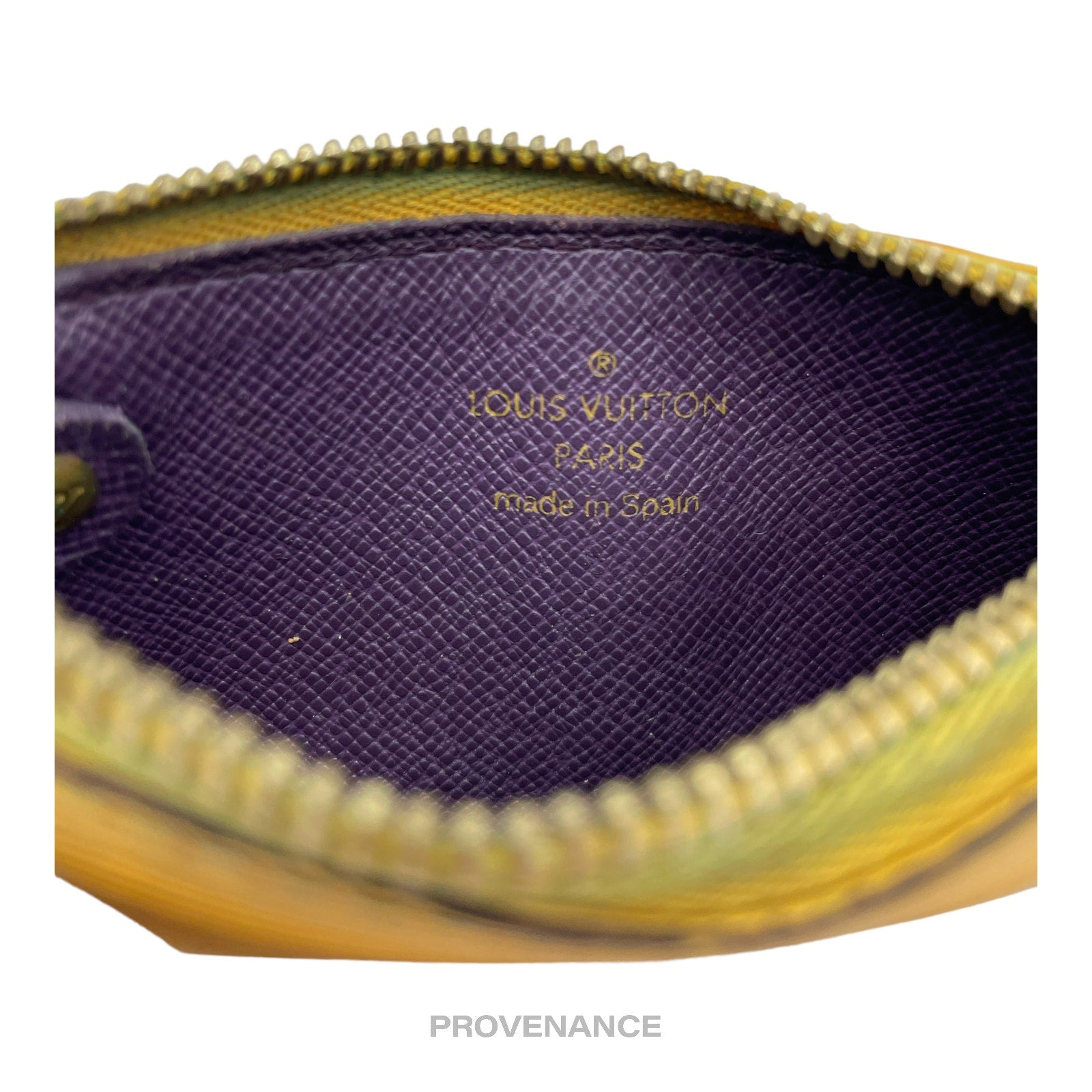 Louis Vuitton Key Pouch Cles - Tassil Yellow Epi Leather - 6