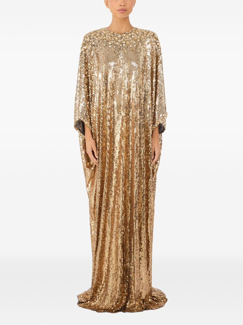 JENNY PACKHAM FONTAINE sequin-embellished maxi dress outlook
