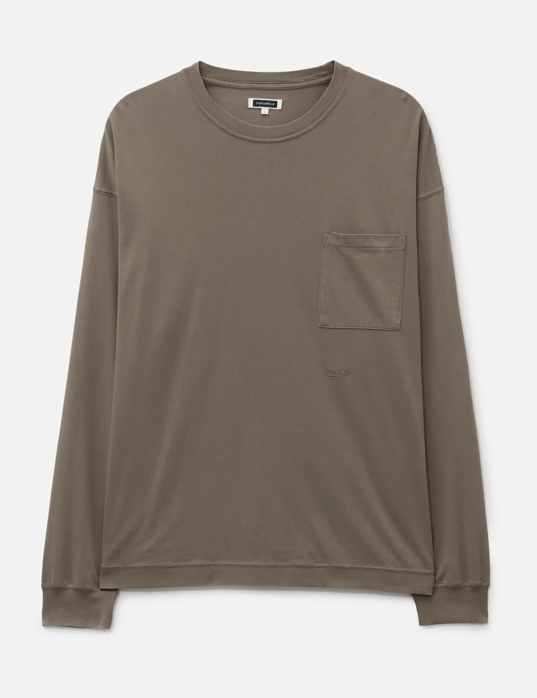 OOAL LONG SLEEVE POCKET T-SHIRT - 1