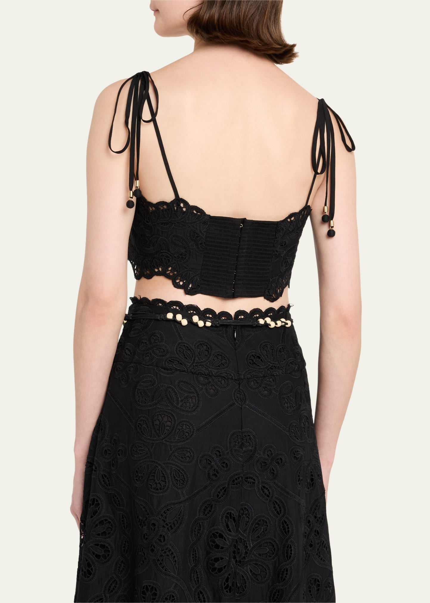 Rhiannon Embroidered Tie Bodice - 3