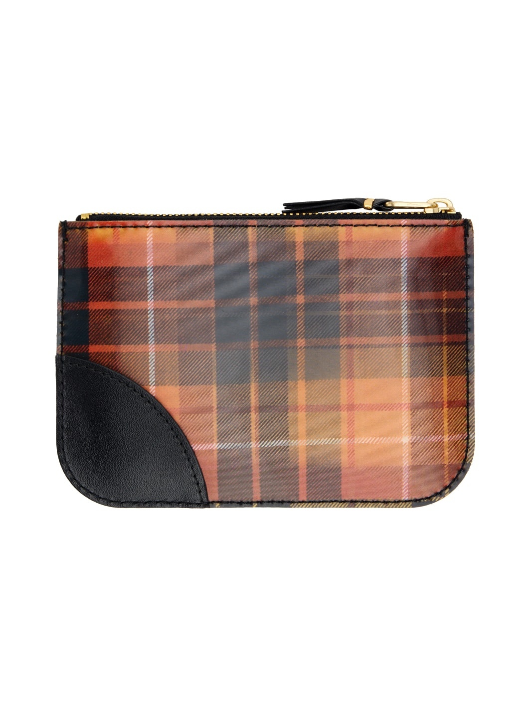 Red & Yellow Lenticular Tartan Wallet - 2
