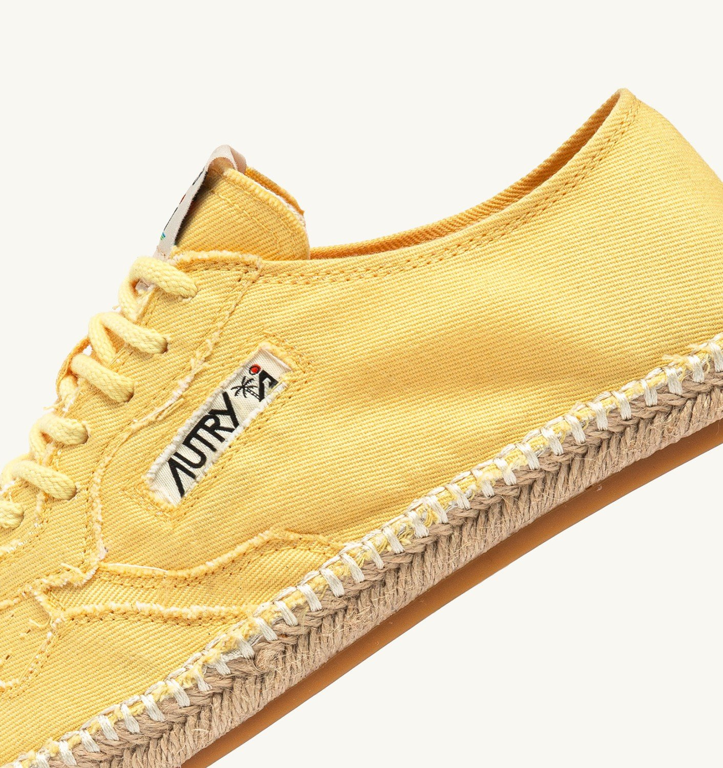SANDY ESPADRILLES IN PASTEL YELLOW CANVAS - 6