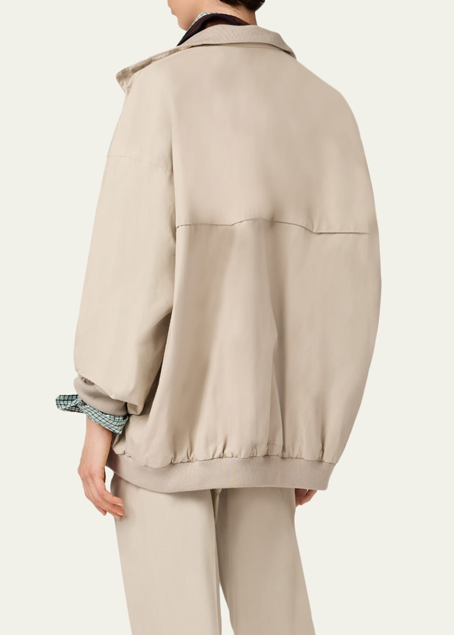 Oversized Panama Cotton Jacket - 3