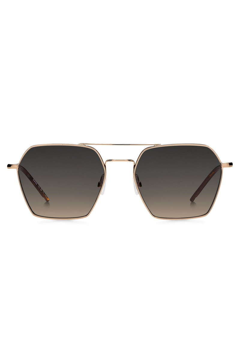 STEEL SUNGLASSES WITH DOUBLE BRIDGE 3