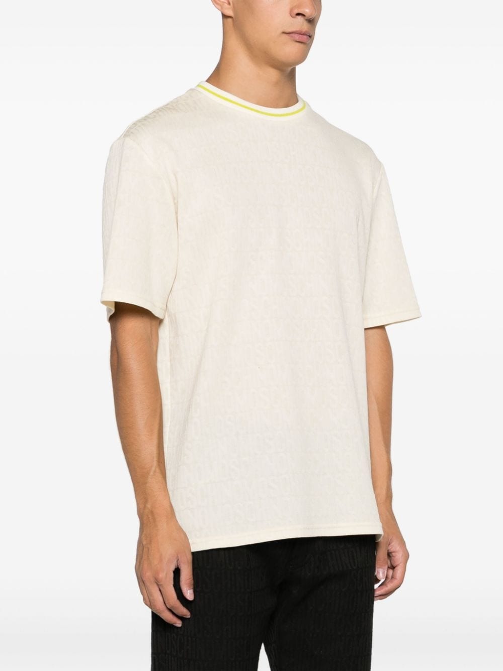 logo-embroidered crew-neck T-shirt - 3