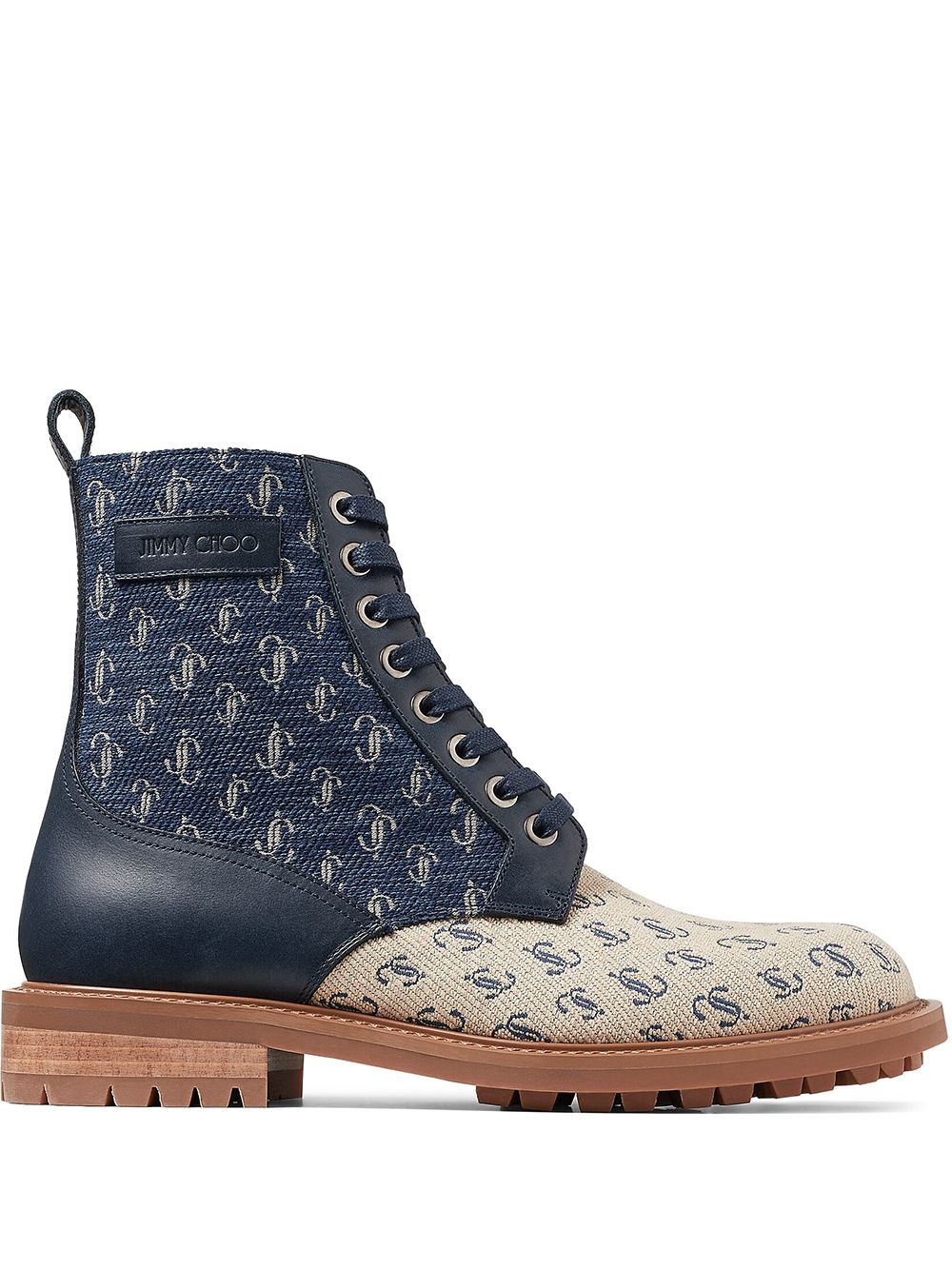 Turing monogram lace-up boots - 1