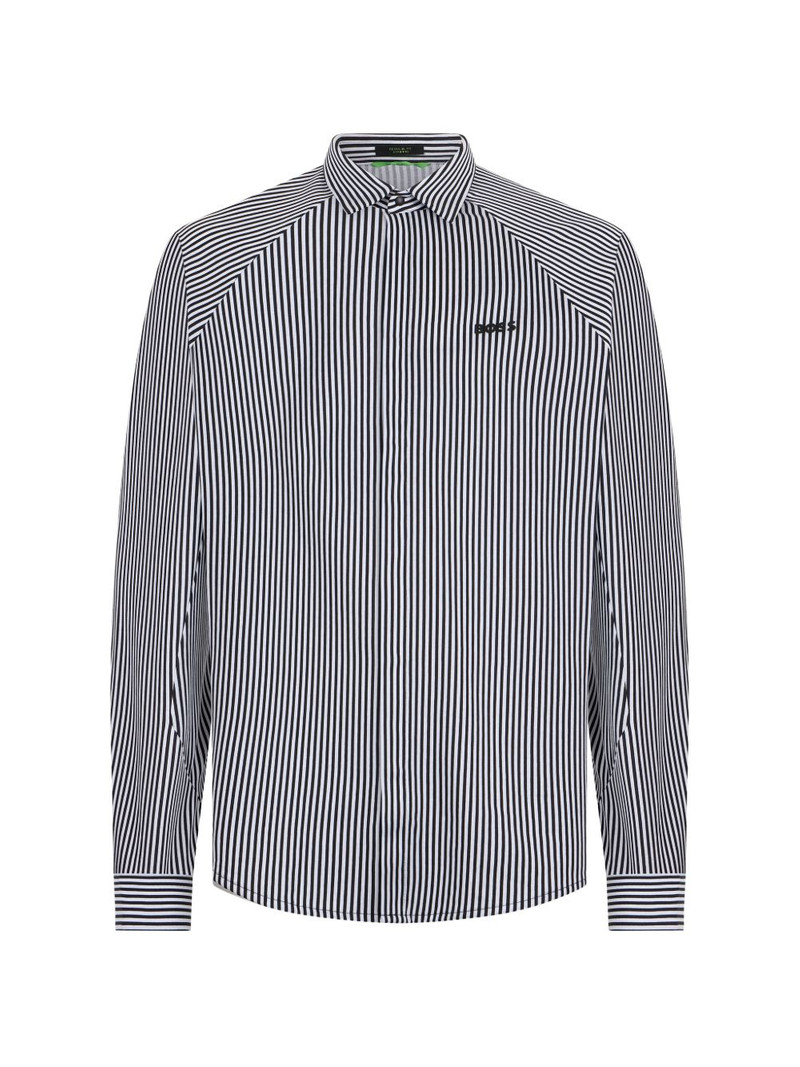 striped long-sleeve shirt 1