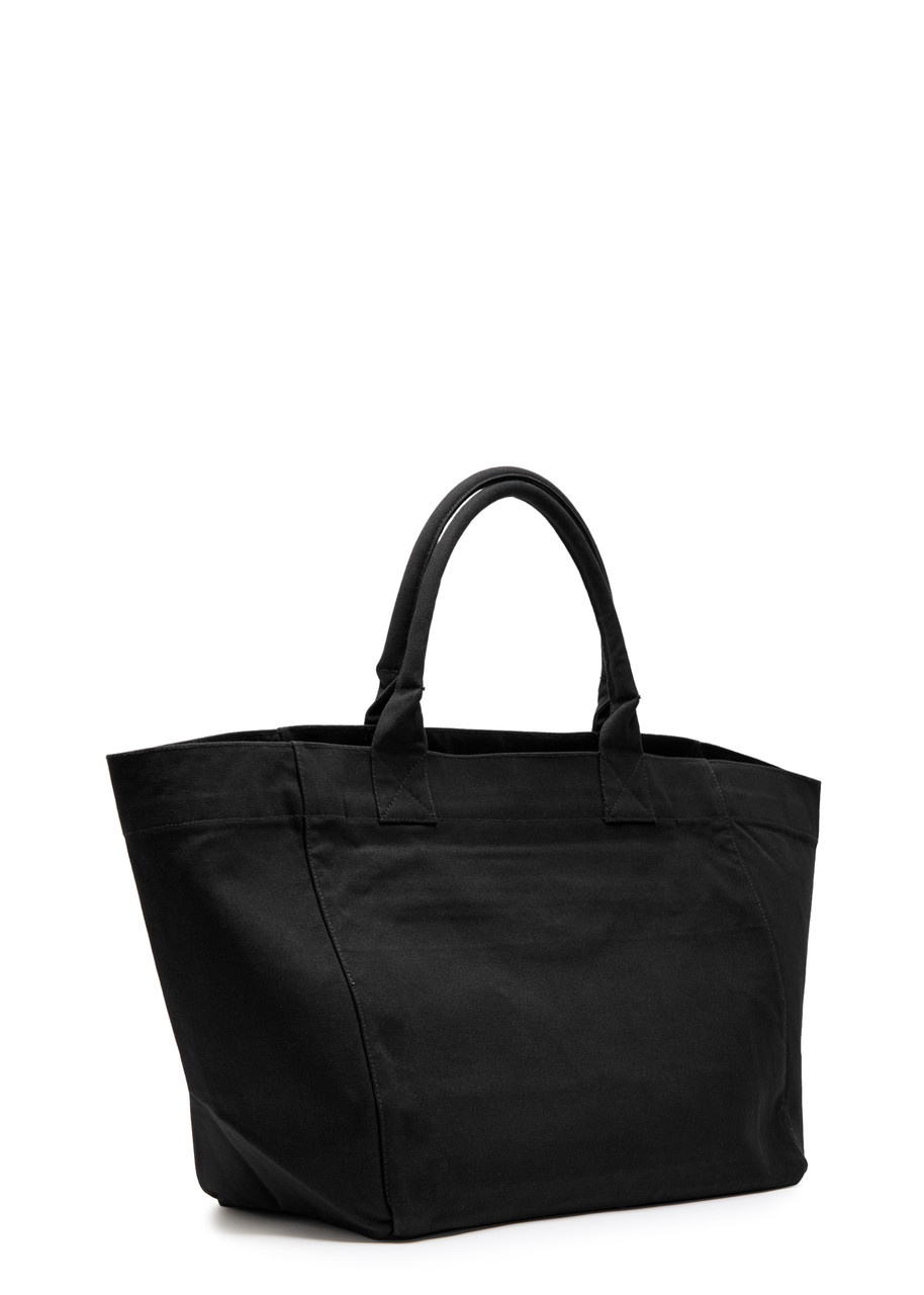 Ganni Banana Xxl Printed Shopper Canvas Tote - 2