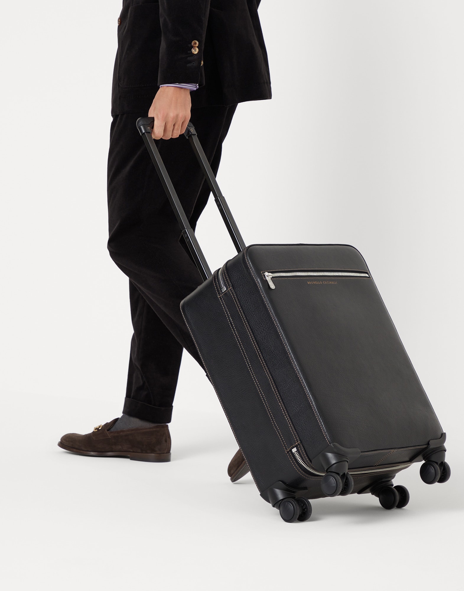 Grained calfskin trolley bag - 4