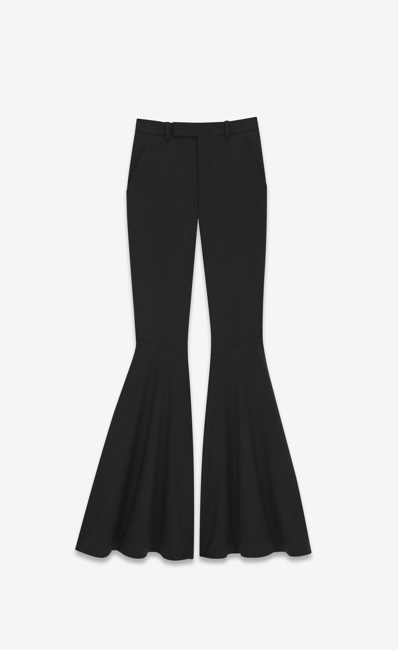 flared pants in gabardine 1