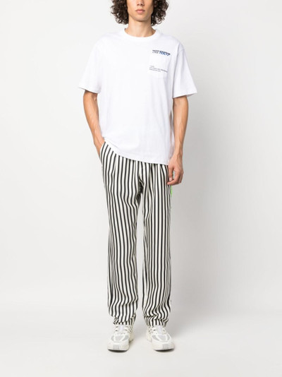 Haider Ackermann x Fila striped straight-leg trousers outlook