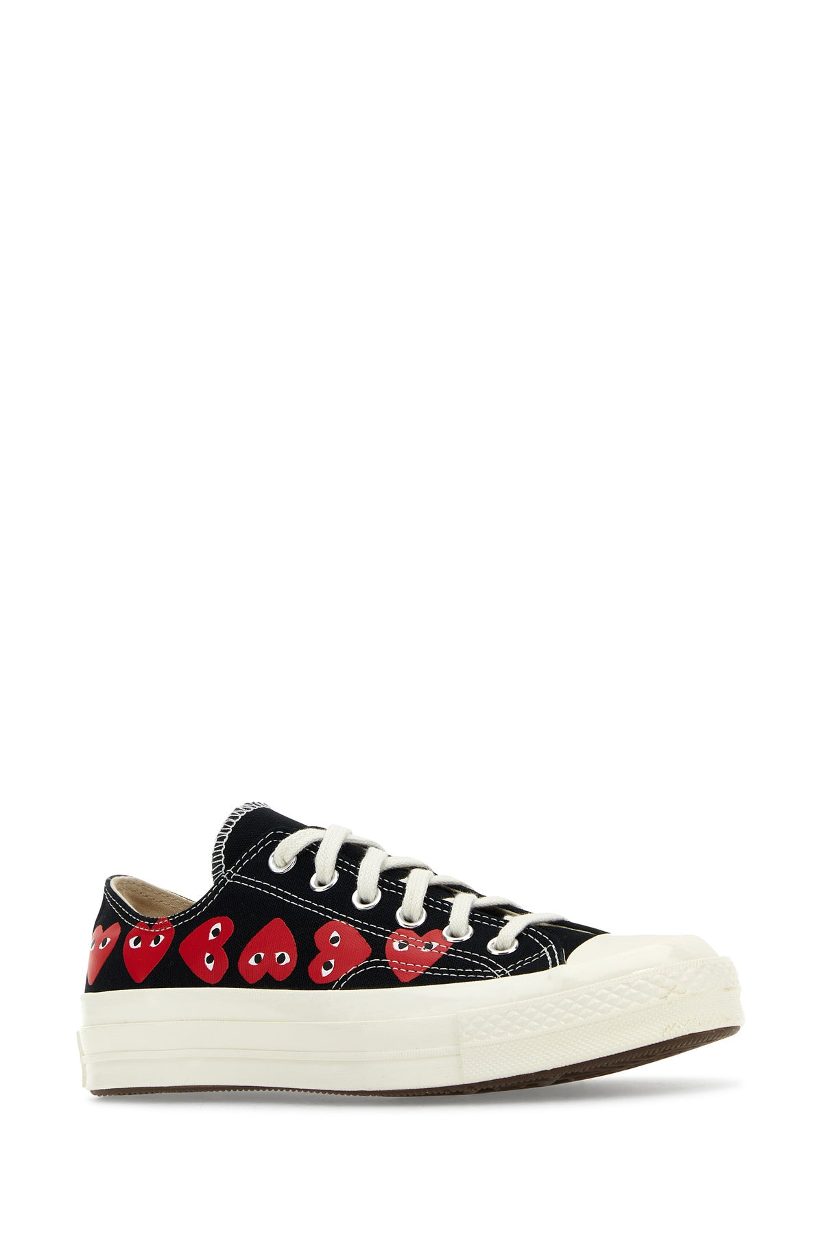 Black canvas Comme Des Garçons X Converse sneakers - 2