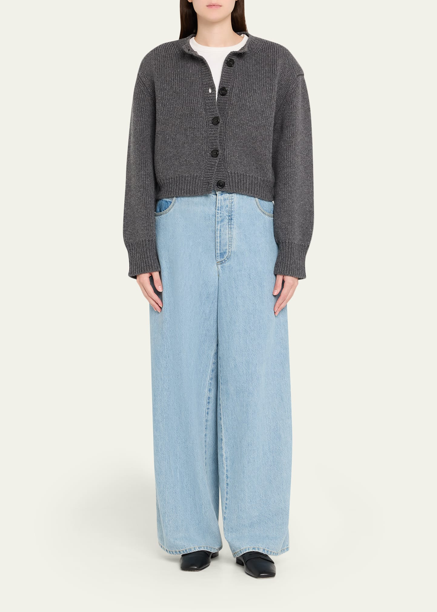 Padded Wool Cardigan - 2