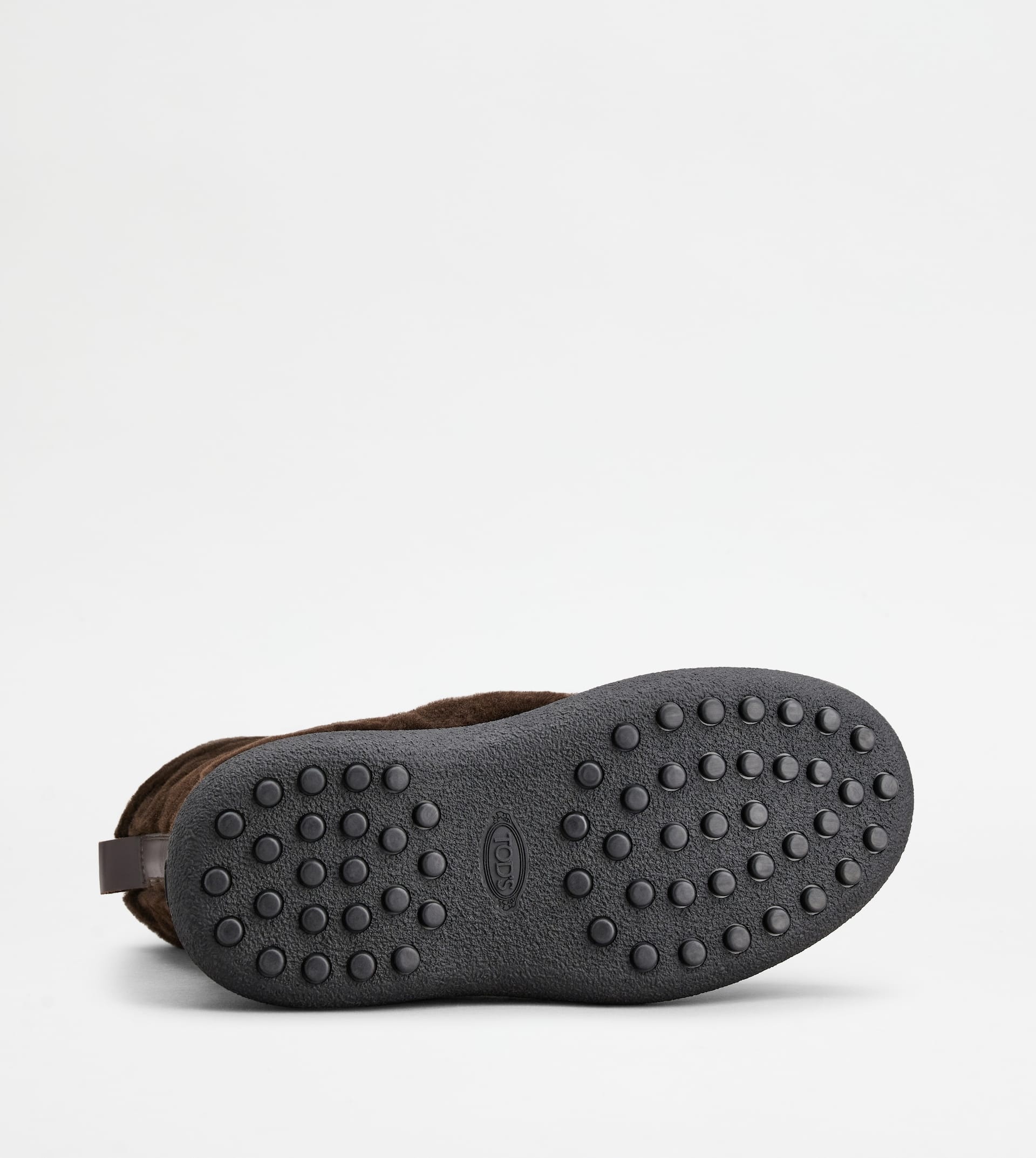 TOD'S W. G. LACE-UP ANKLE BOOTS IN SHEEPSKIN - BROWN - 5