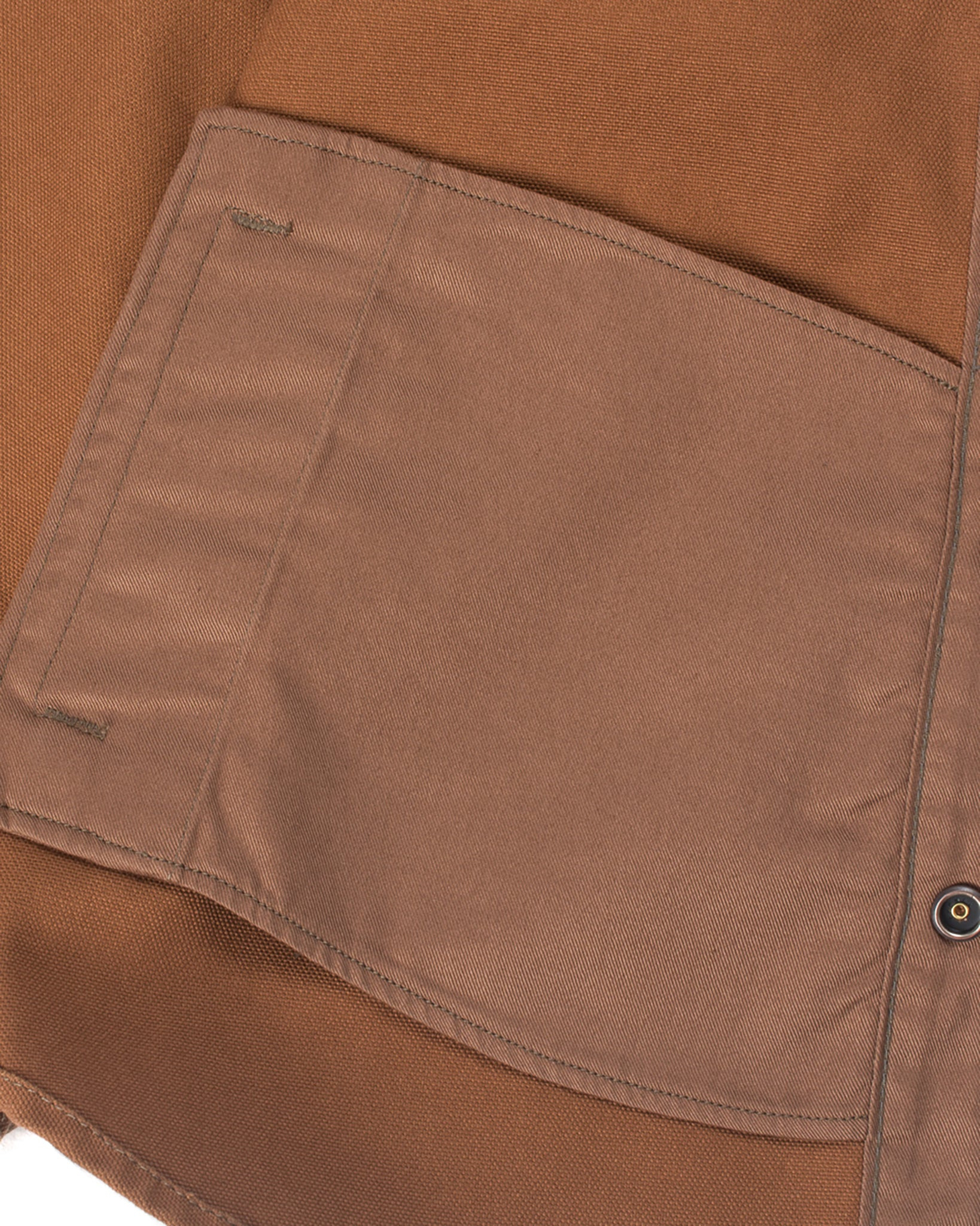 IHSH-189-BRN 17oz Duck CPO Work Shirt - "The UnTucked" - Brown - 10