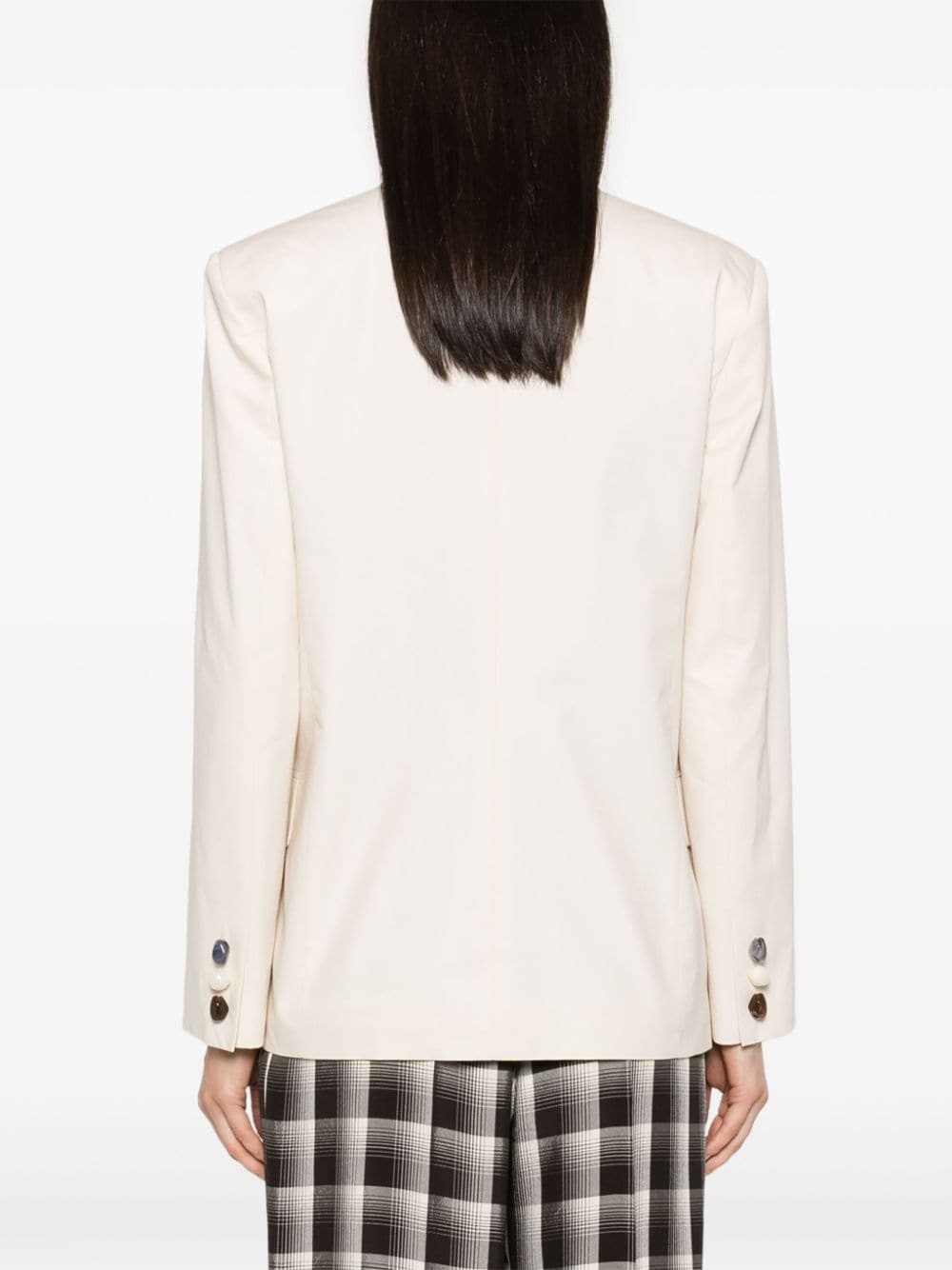 single-breasted blazer - 4