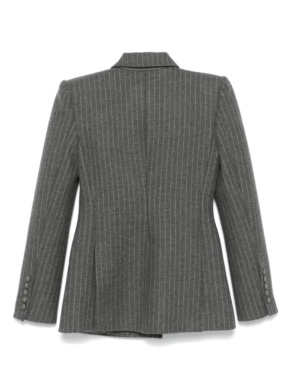 pinstriped double-breasted blazer - 2