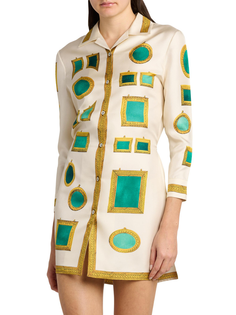 Women's The Gallery Print Twill Minidress - Multi Color 6