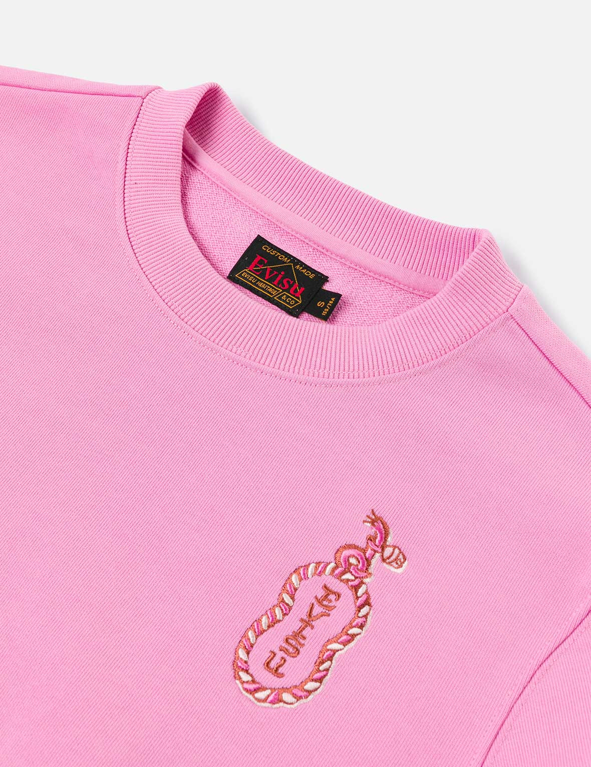 Cat and Logo Embroidery Regular Fit Sweatshirt - 8