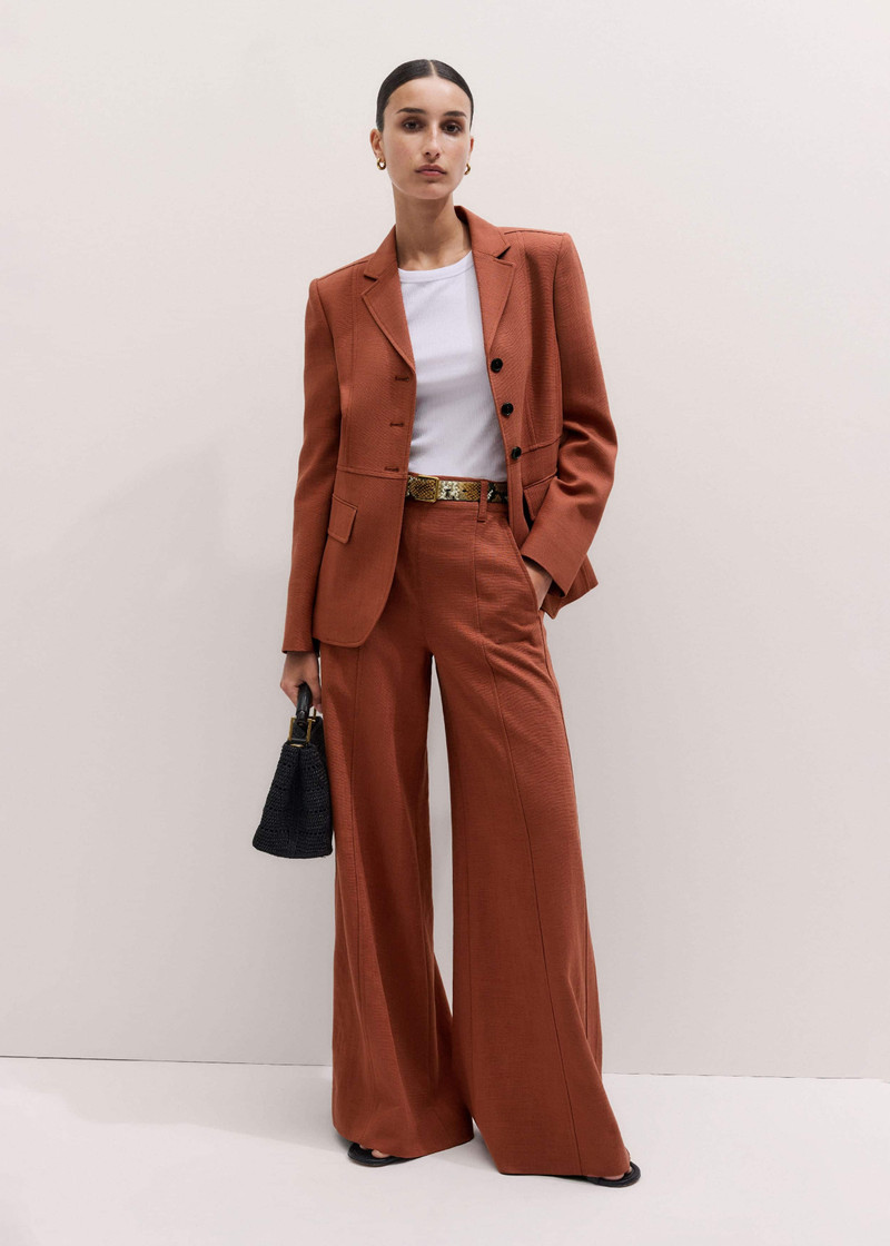 Tailored Wide Trouser + Slim Contour Blazer Suit 4